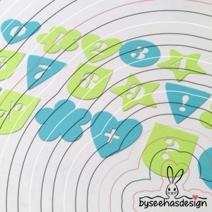 Wimpel Zahlen Plotterdatei SVG DXF FCM