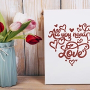 All You need is Love Plotterdatei SVG DXF