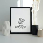 Blumen Vasen Plotterdatei SVG DXF