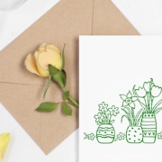 Blumen Vasen Plotterdatei SVG DXF