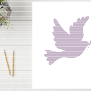 Frieden Taube Plotterdatei SVG DXF