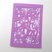 Happy Birthday Karte Plotterdatei SVG DXF