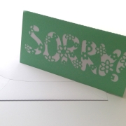 Karte Sorry Plotterdatei SVG DXF