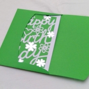 Birthday Karte B6 Plotterdatei SVG DXF