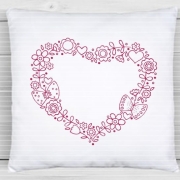 Ostern Blumenherz Plotterdatei SVG DXF