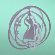 Osterhase im Ei Plotterdatei SVG DXF