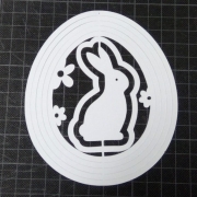 Osterhase im Ei Plotterdatei SVG DXF