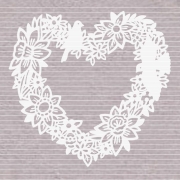 Osterherz Plotterdatei SVG DXF