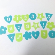 Wimpel Zahlen Plotterdatei SVG DXF FCM